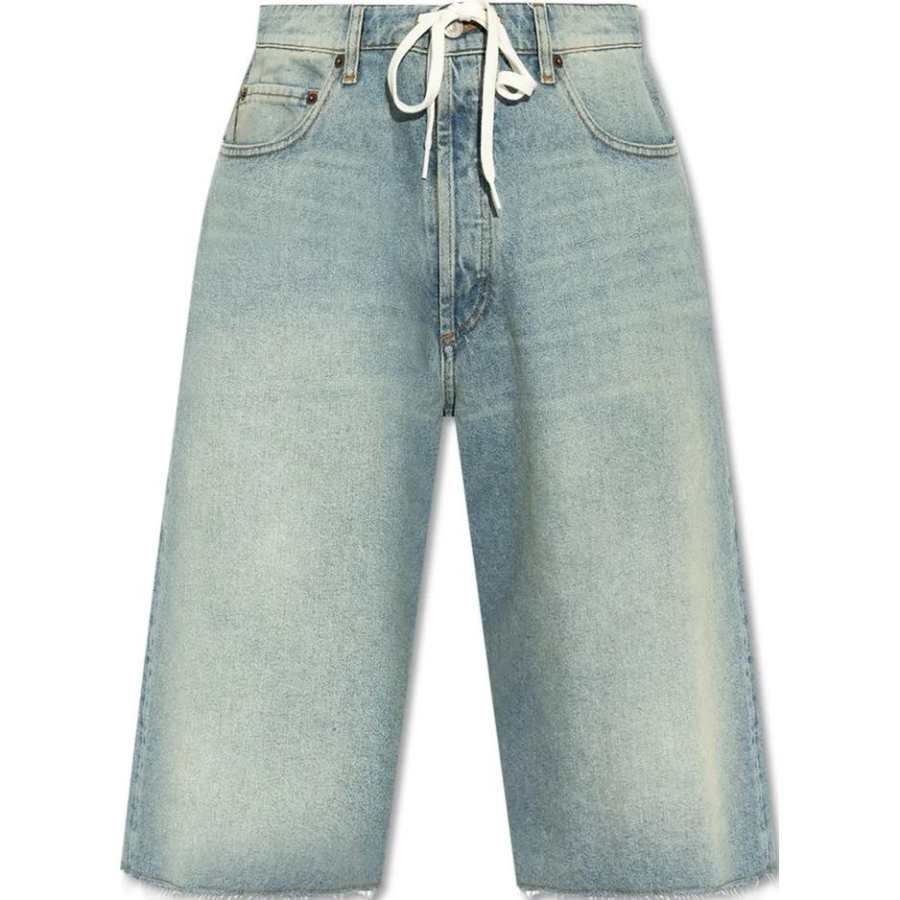 MM6 Maison Margiela Denim Shorts Men's Blue