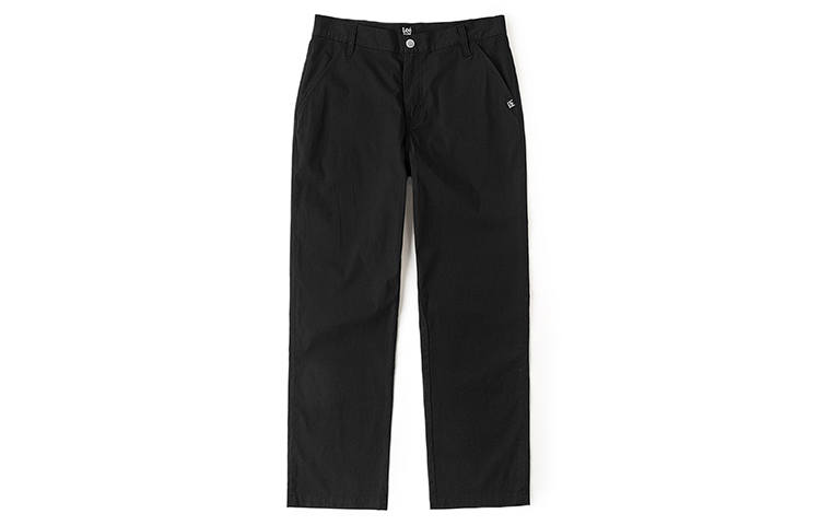 Lee Casual Pants Men's Black Moderate Straight Fit Pants
