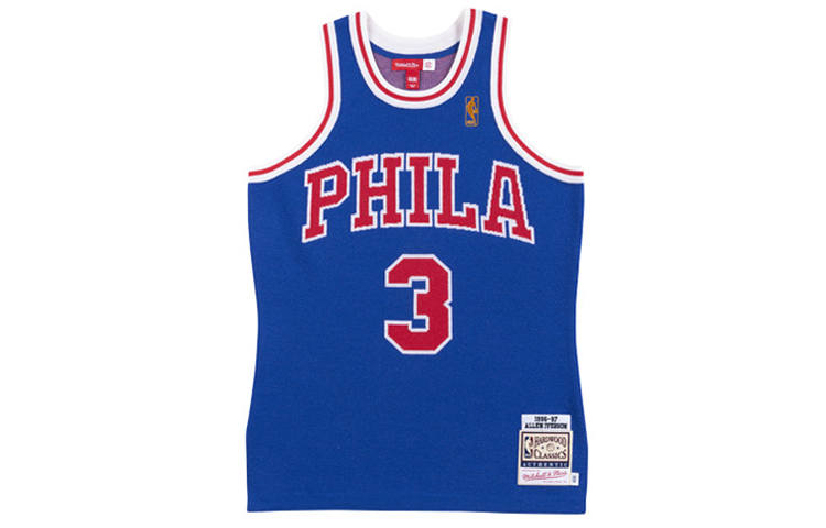 Mitchell Ness Mitchell & Ness 1996/97 Allen Iverson Philadelphia 76ers Authentic Alternate Jersey