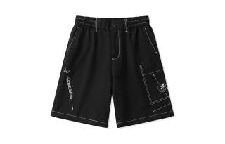 LAMLICKA Casual Shorts Unisex Black Moderate