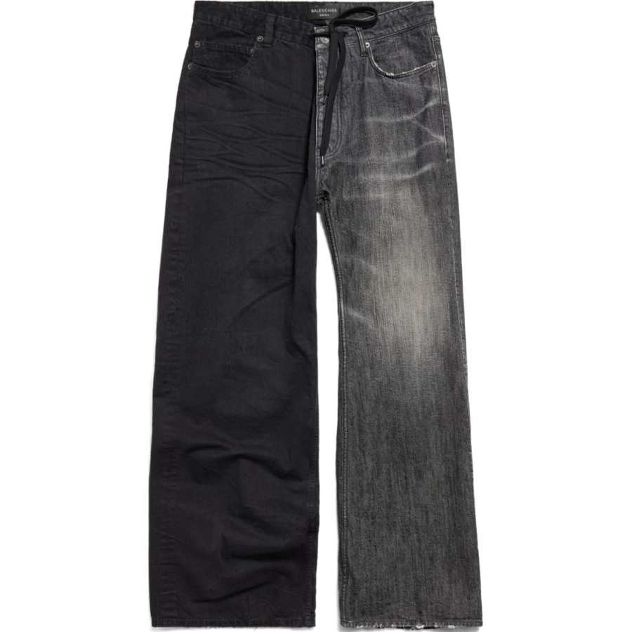 Balenciaga Fifty Fifty Destroyed Jeans