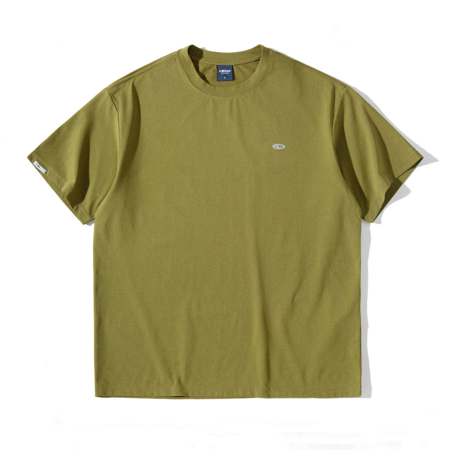 NOTHOMME BLUE T Shirts Unisex Crew Neck Moderate Straight Fit