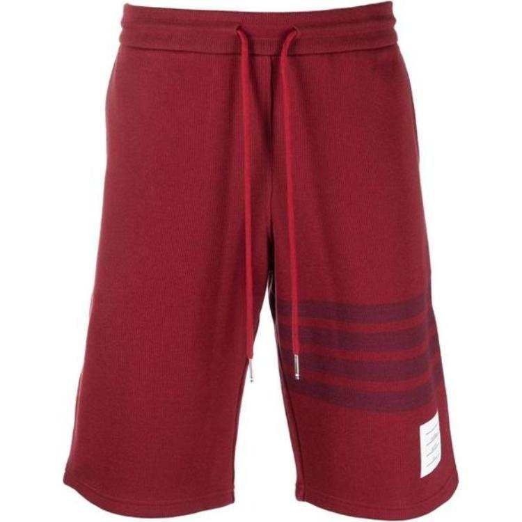 THOM BROWNE THOM BROWNE Stripe Detailed Drawstring Shorts