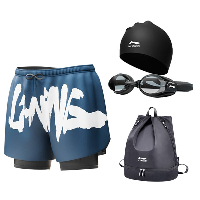 Li-Ning Li Ning Sports Trendy Collection Swimming Shorts Men's Moderate