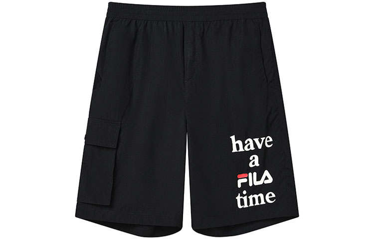 FILA Casual Shorts Men's Jet Black Moderate