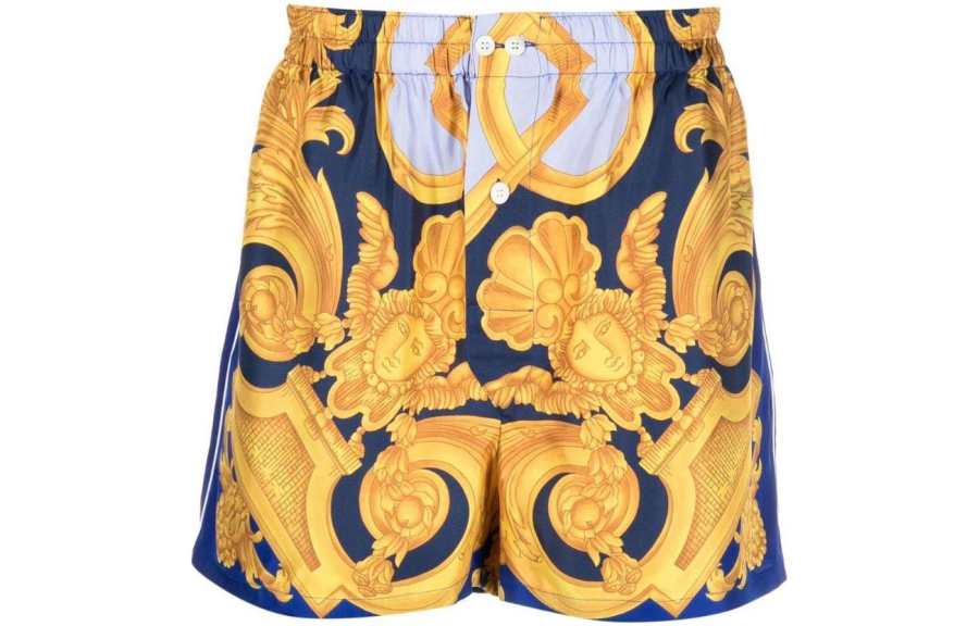 VERSACE VERSACE Casual Shorts Men's Yellow Moderate