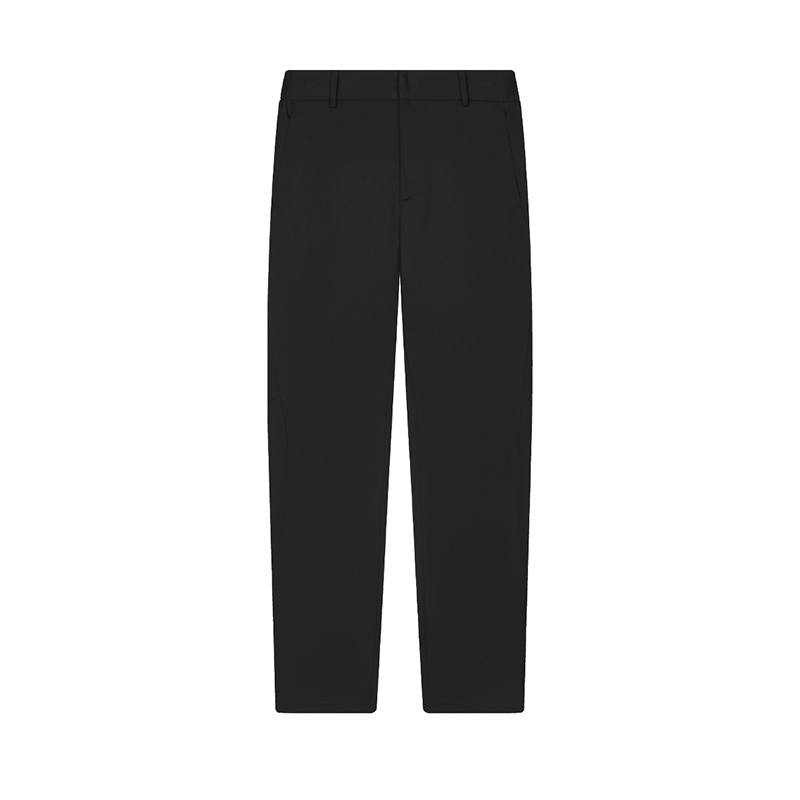 FILA Casual Pants Men's Black Moderate Straight Fit Pants