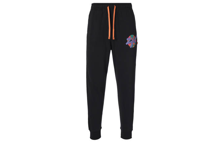 Jordan Jordan Casual Pants Men's Black Moderate Cuffed Pants