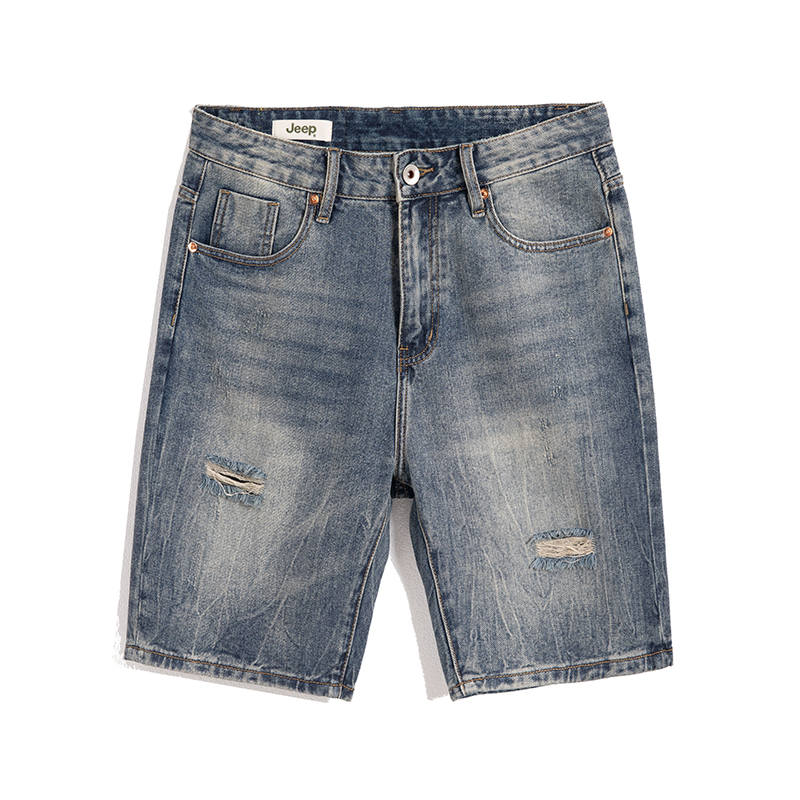 Jeep Denim Shorts Men's Blue Moderate