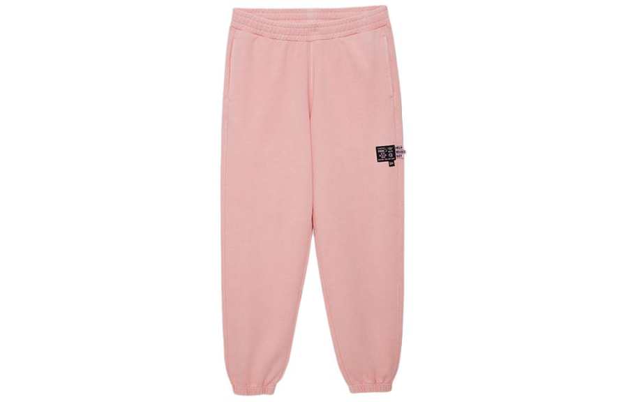 New Era Casual Pants Unisex Pink Moderate Cuffed Pants