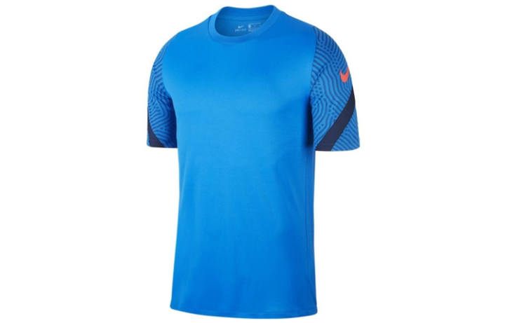 Nike Nike Soccer Jerseys Men's Blue Moderate Straight Fit