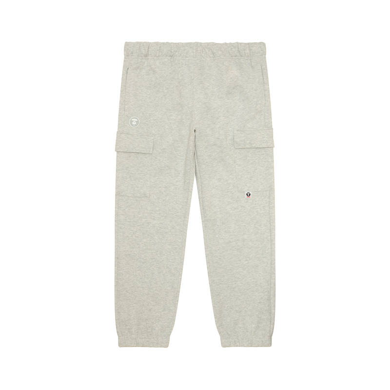 Aape Aape Casual Pants Men's Gray Thickened Cuffed Pants