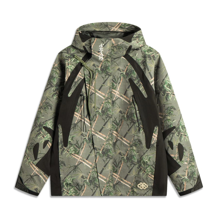 Li-Ning Li Ning Do Not Enter The River Trench Coat Men's Bamboo All Over Print