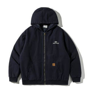 KXLFCHN Puffer Jackets Unisex Hooded Moderate Puffer Jacket