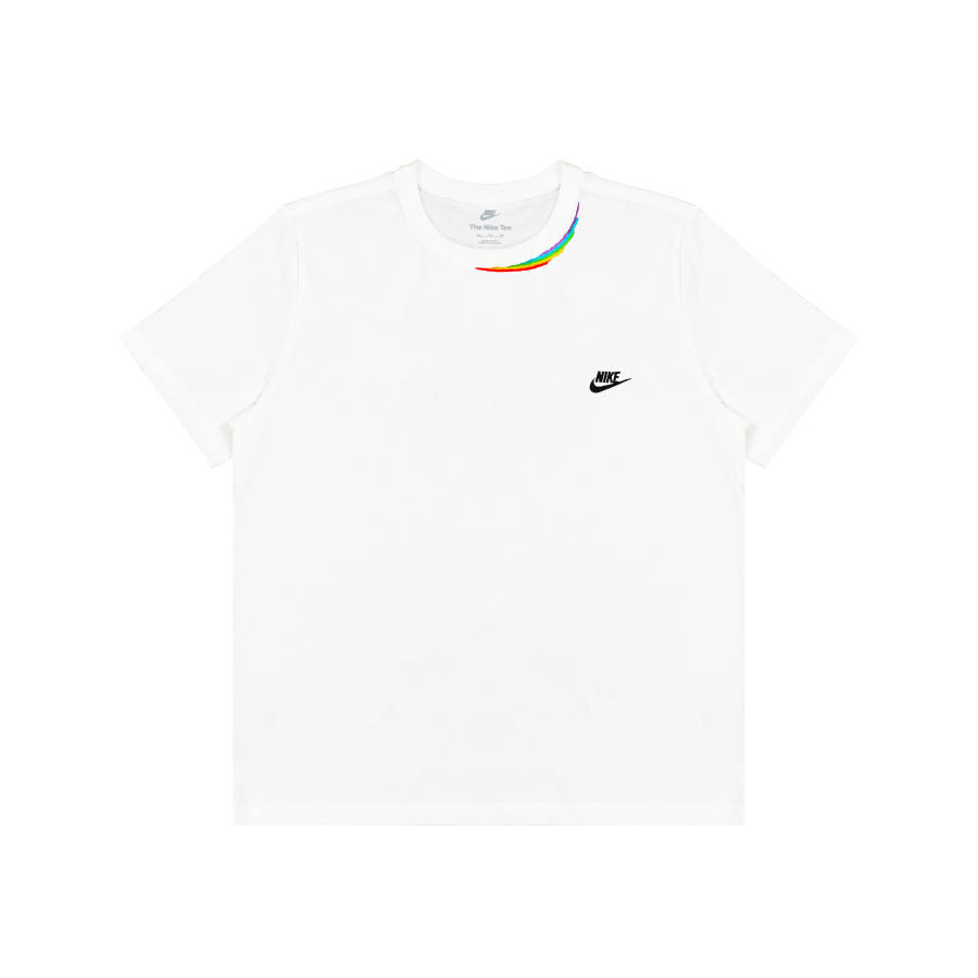 Nike Nike T Shirts Unisex White Crew Neck Moderate Straight Fit