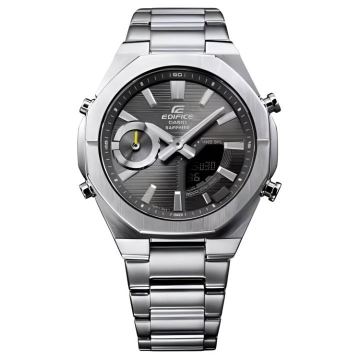 CASIO CASIO EDIFICE Quartz Movement Stainless Steel Strap Watch Men's Watches Gray Dial