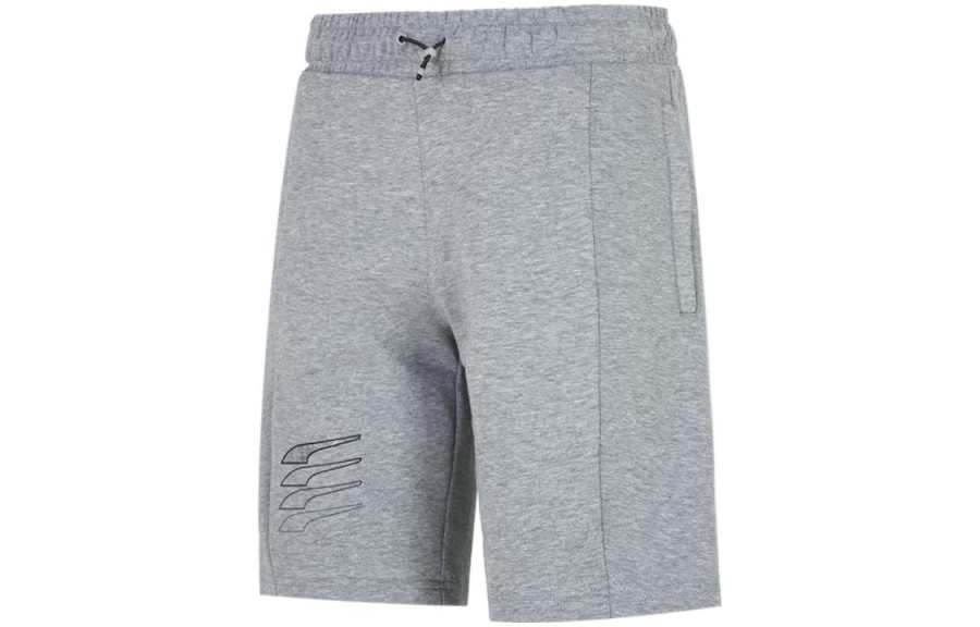 PUMA Casual Shorts Men's Gray Moderate