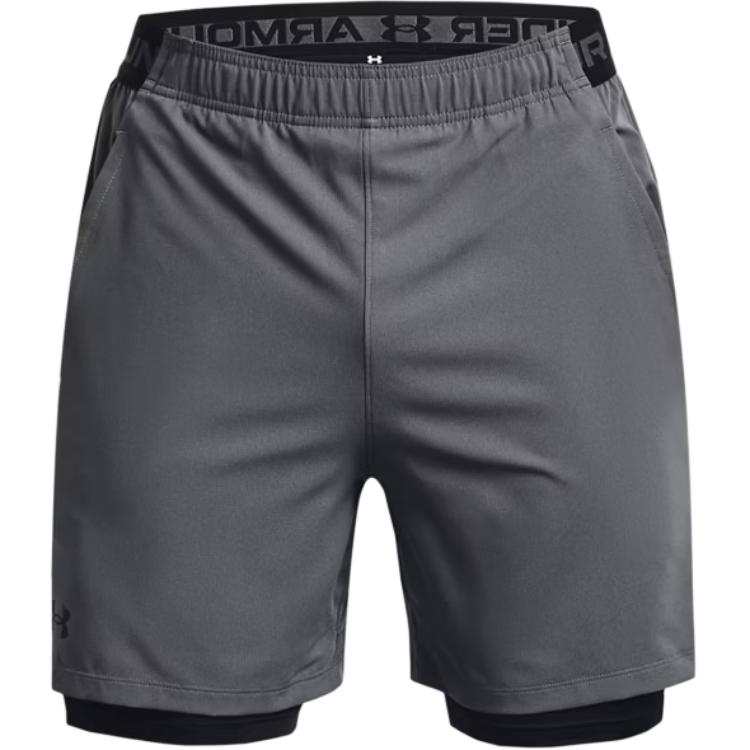 Under Armour Casual Shorts Men's Gray Moderate