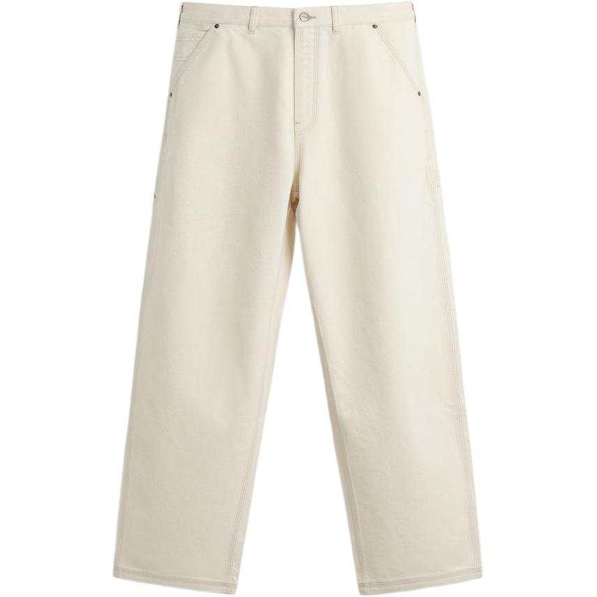 ZARA Jeans Men's White Moderate Straight Fit Pants