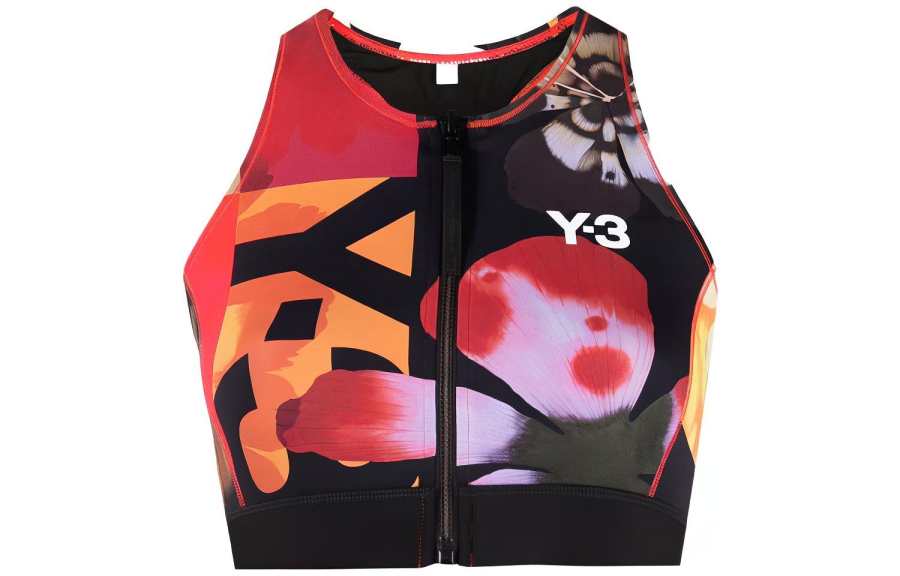 Y-3 Y 3 Tank Tops Women's Red Crew Neck Moderate Racerback