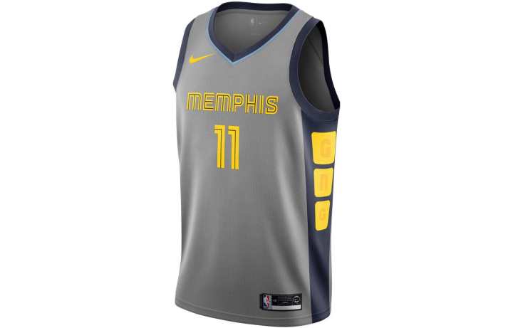 Nike Nike Basketball Jersey Men's Gray