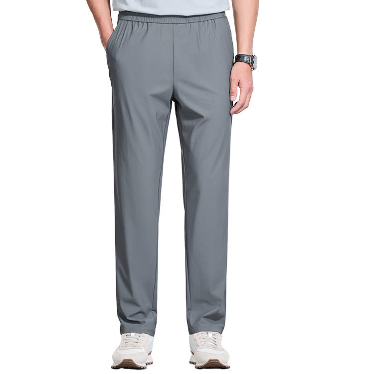 Hodo Casual Pants Men's Thin Straight Fit Pants