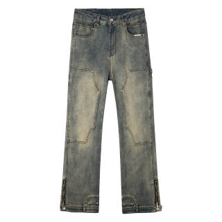 UNKNOWTAL Jeans Unisex Moderate Straight Fit Pants