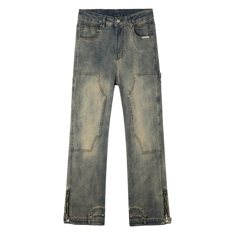 UNKNOWTAL Jeans Unisex Moderate Straight Fit Pants