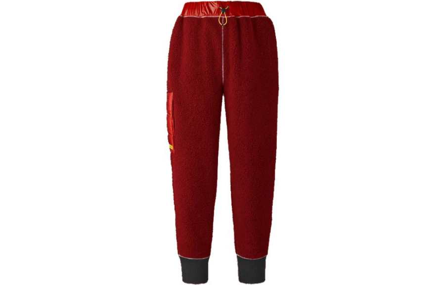 Canada Goose Casual Pants Men's Red Moderate Cuffed Pants