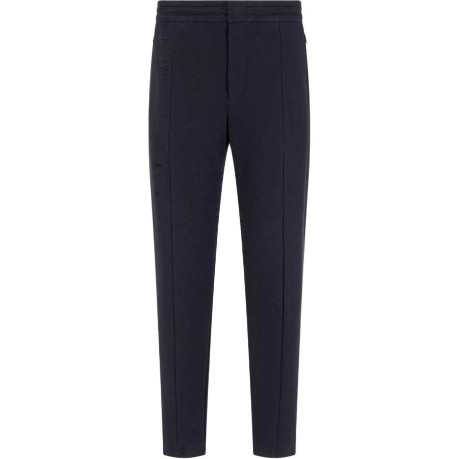 EMPORIO ARMANI Logo Plaque Tapered Pants