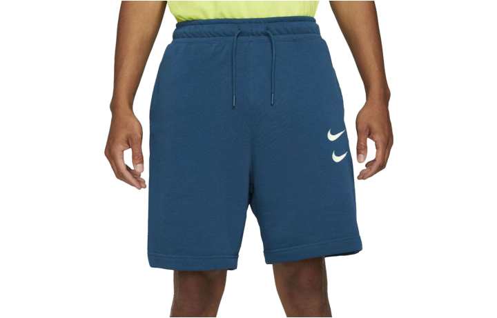 Nike Nike Swoosh French Terry Short Casual Shorts Men's Peacock Green
