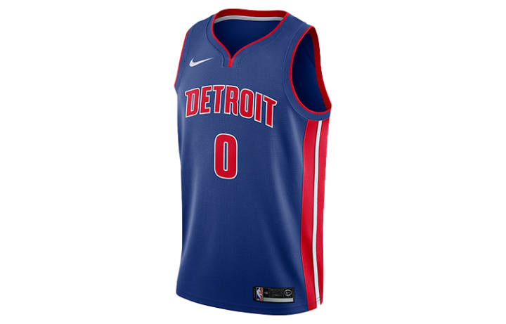 Nike Nike NBA Basketball Jerseys Men's Blue Moderate Other