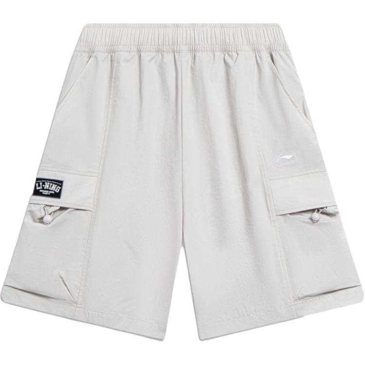 Li-Ning Li Ning Sports Life Collection Casual Shorts Men's Light Smoke Gray