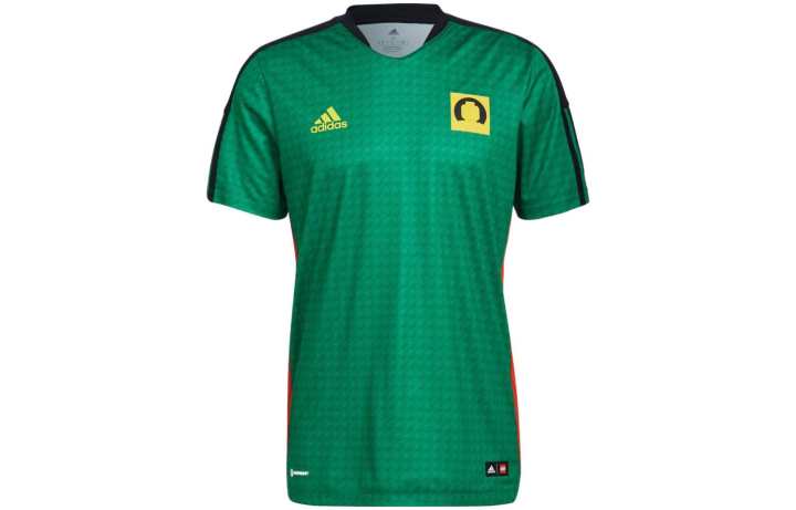 Adidas Adidas Soccer Jerseys Men's Green Moderate Straight Fit
