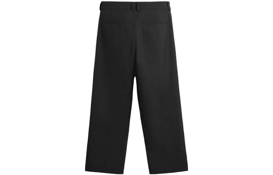 ZARA Casual Pants Men's Black Moderate Wide Leg Pants