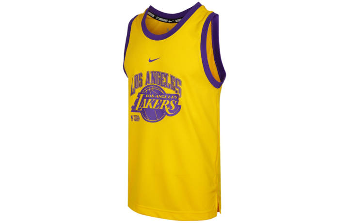 Nike Nike Basketball Jerseys Men's Yellow Moderate Straight Fit