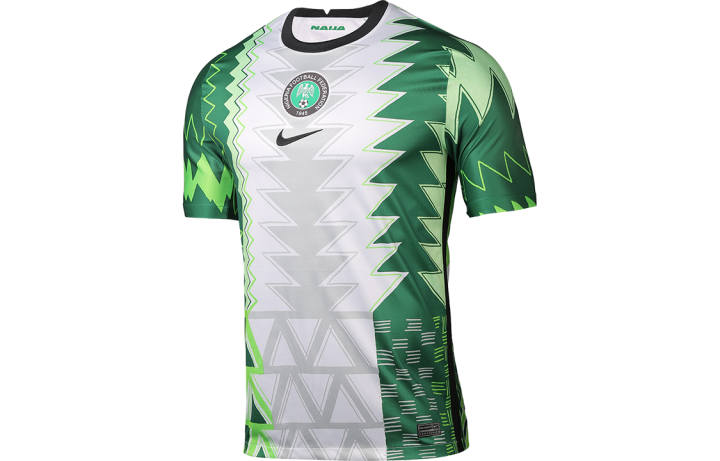 Nike Nike Nigeria National Team Soccer Jerseys Men's White Moderate