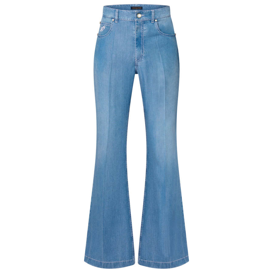 LOUIS VUITTON SS24 Casual Pants Men's Blue