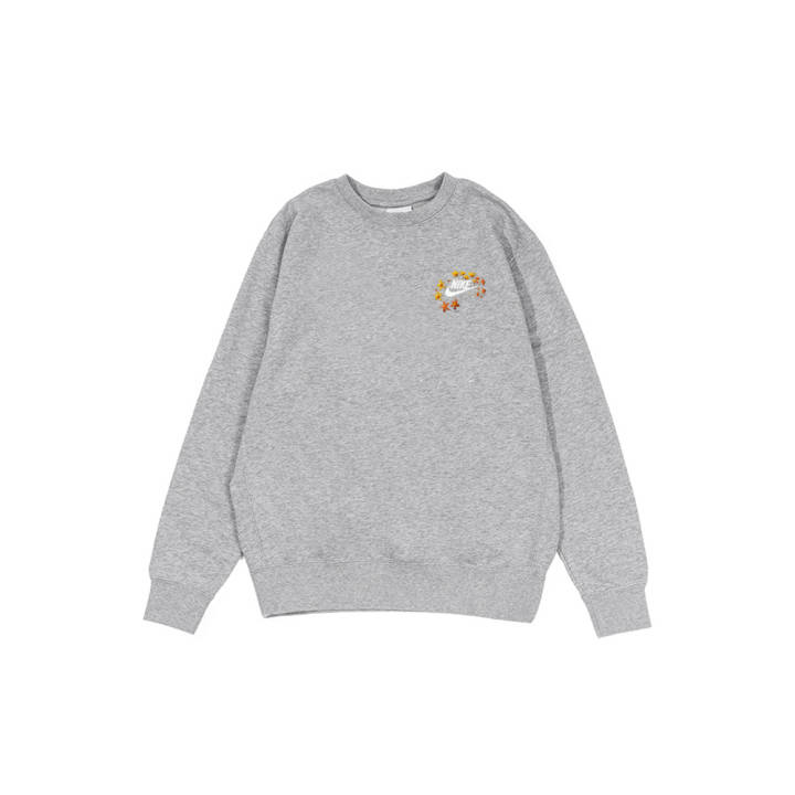 Nike Nike Sweatshirts Men's Gray Crew Neck Moderate Regular