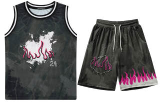 FireMonkey Basketball Suit Unisex Gift Box Set Included Black