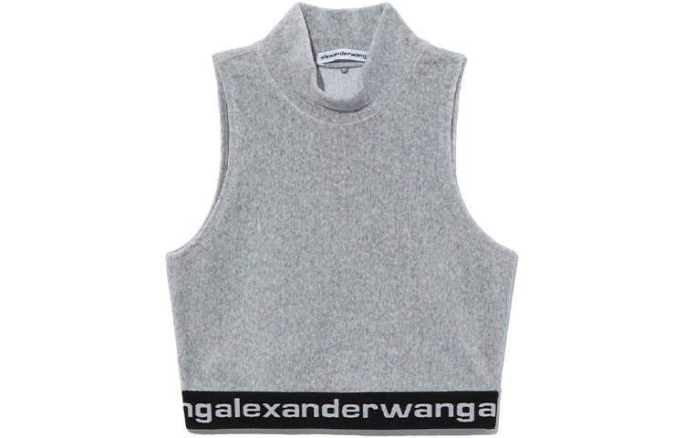 Alexander Wang Alexander Wang Cotton Mock neck Tank Top