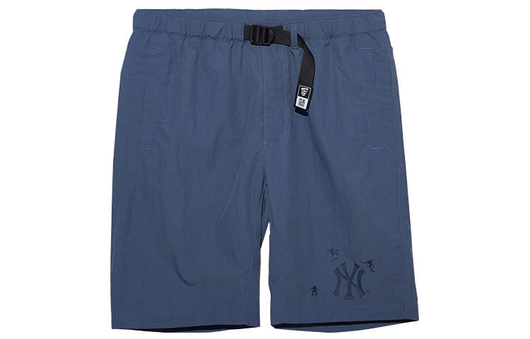 New Era Casual Shorts Unisex Blue Moderate