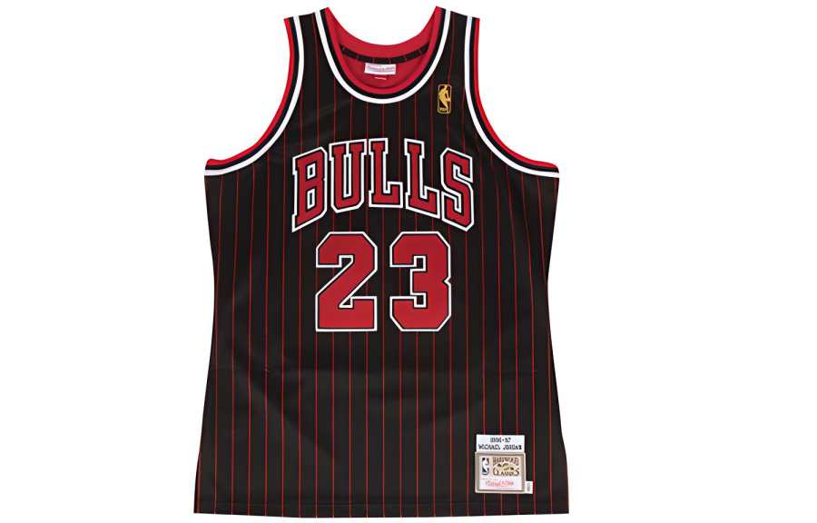 Mitchell Ness Mitchell & Ness Michael Jordan Chicago Bulls 1996 97 Alternate Authentic Nba Jersey