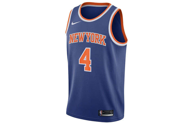 Nike Nike Basketball Jersey SW Fan Edition City Edition, New York Knicks, Rose Size 4 Men's Blue