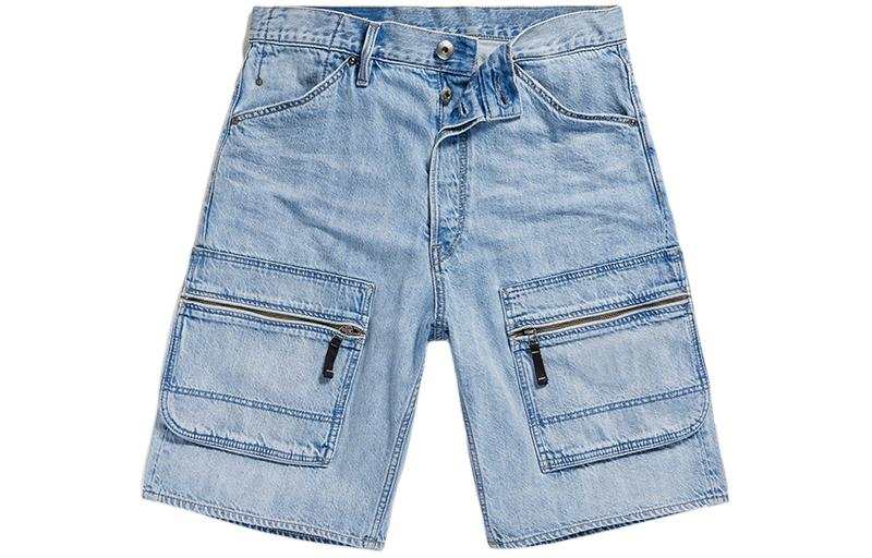 G-STAR RAW G STAR RAW Denim Shorts Men's Faded Blue