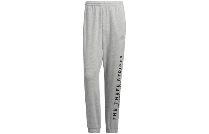 Adidas Adidas Casual Pants Japan Version Unisex Light Gray Heather