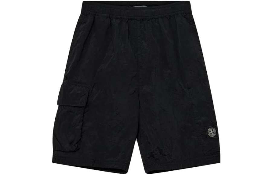 STONE ISLAND Casual Shorts Men's Black