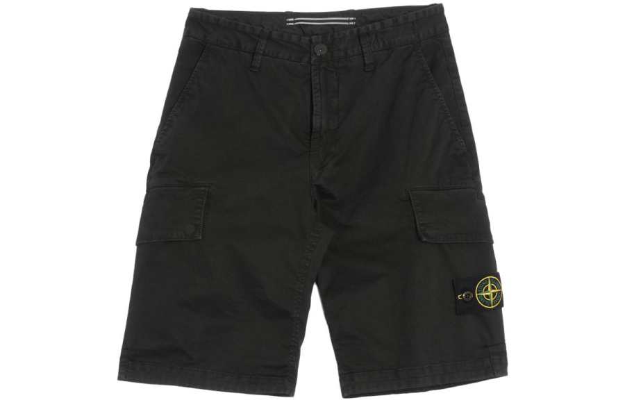 STONE ISLAND Casual Shorts Men's Black