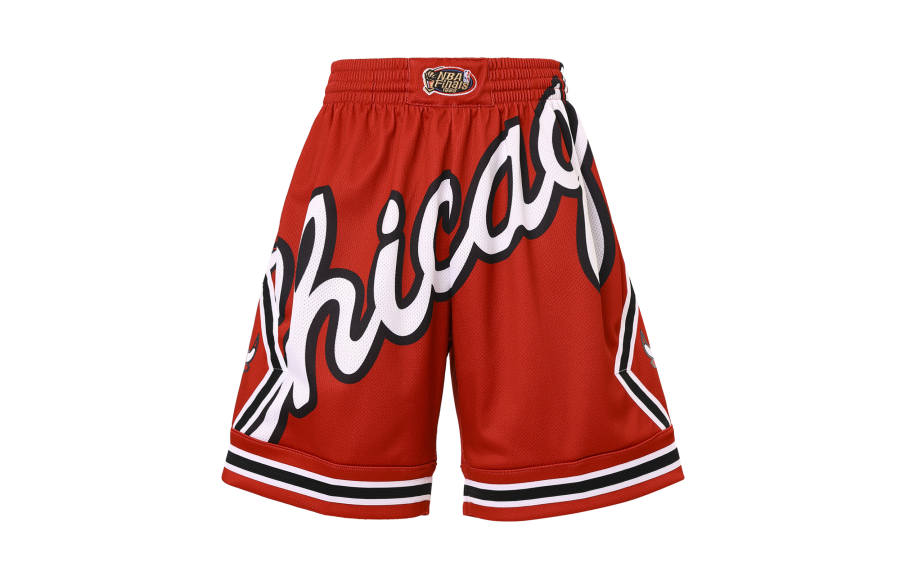 Mitchell Ness x NBA BigFace Basketball Shorts Unisex Red