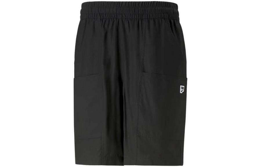PUMA Downtown Casual Shorts Men's Black Moderate